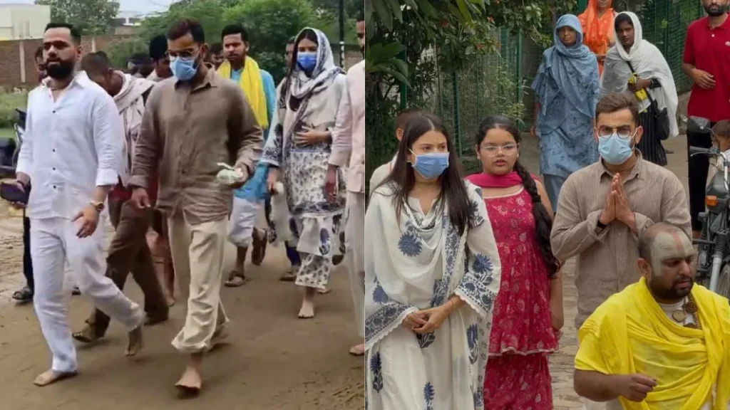 Virat Kohli Vrindavan Visit