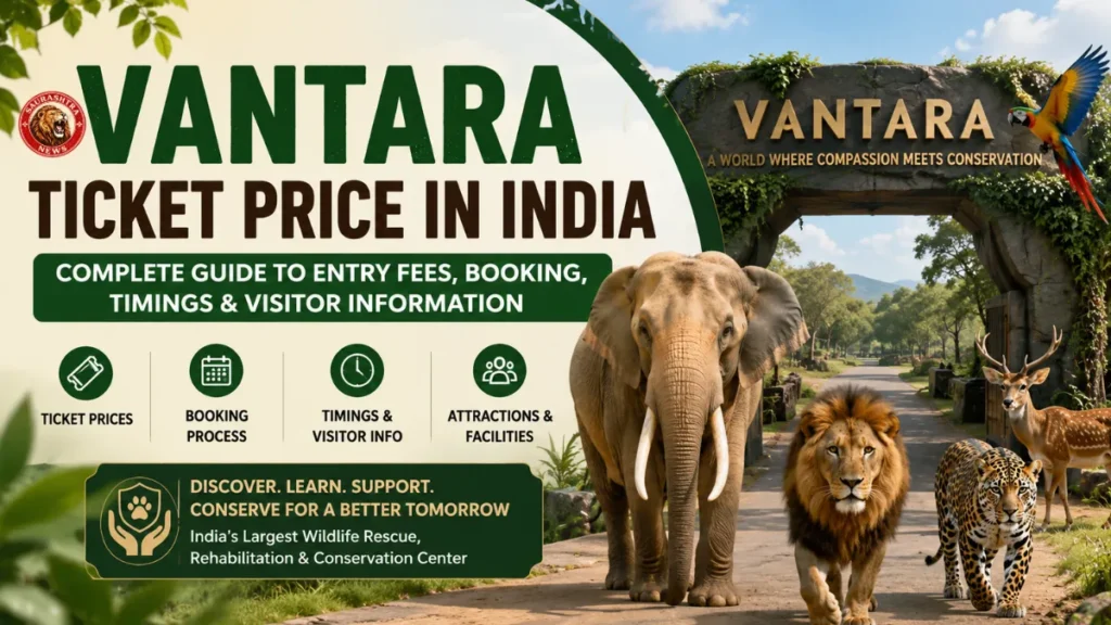 Vantara Ticket Price in India