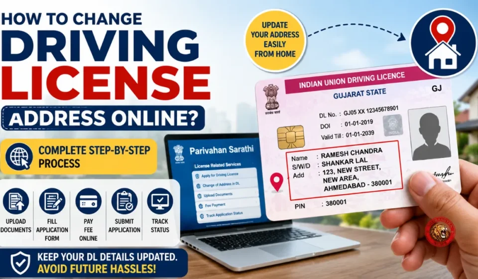 Driving License Address Change
